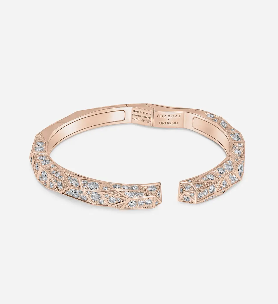 Bracelet Lingot Charnay x Orlinski – Or Full Serti