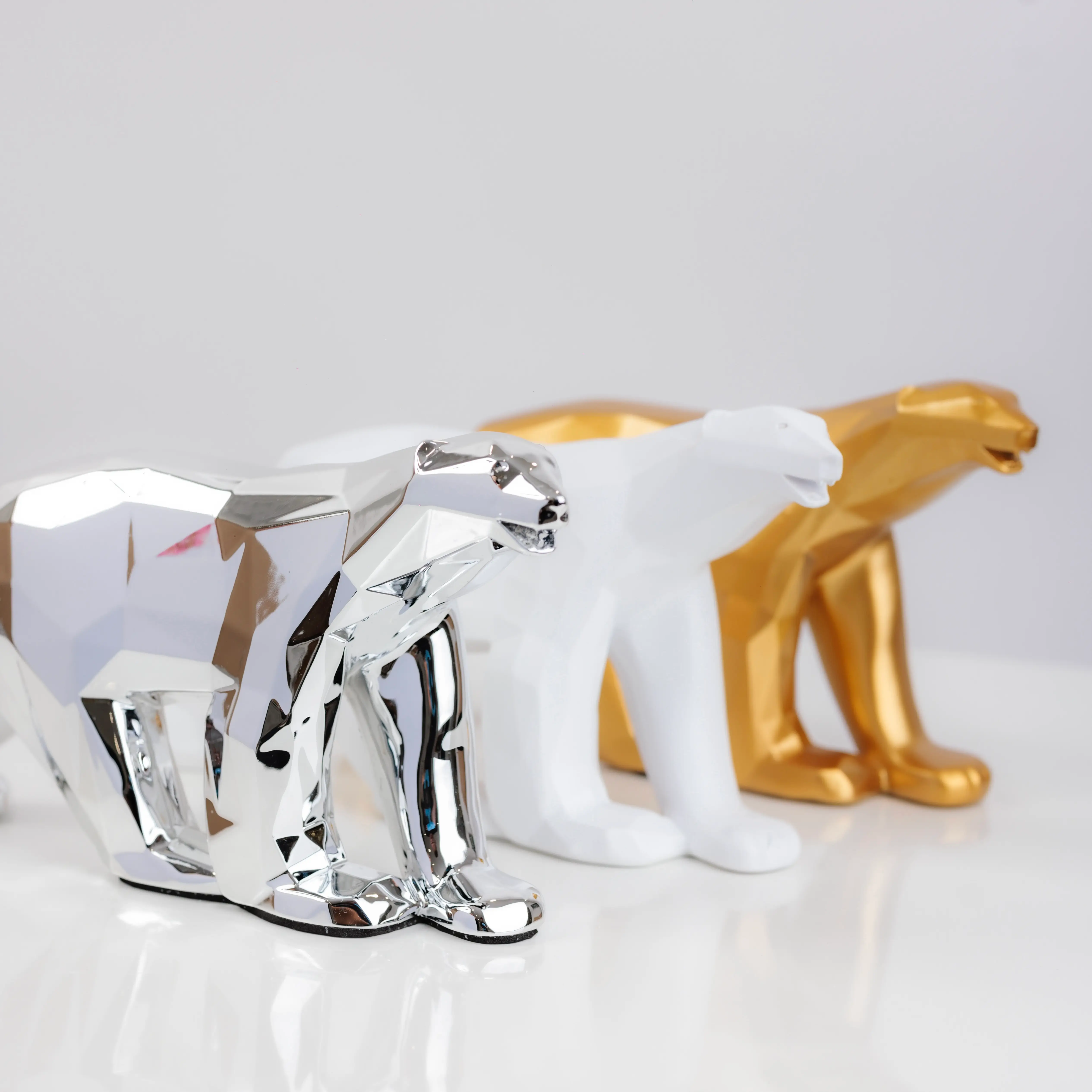 Figurine Richard Orlinski Simba – édition Limitée Blanche, Porcelaine, Jamais Exposée