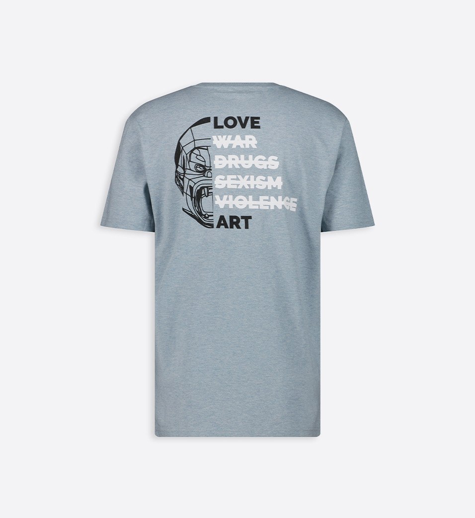 T-SHIRT LOVE ART MANCHES COURTES 2