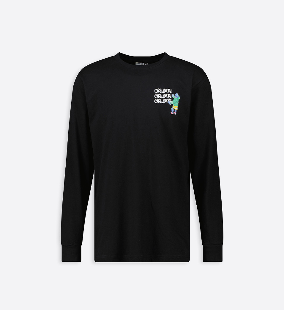 Long-sleeve Tag T-shirt